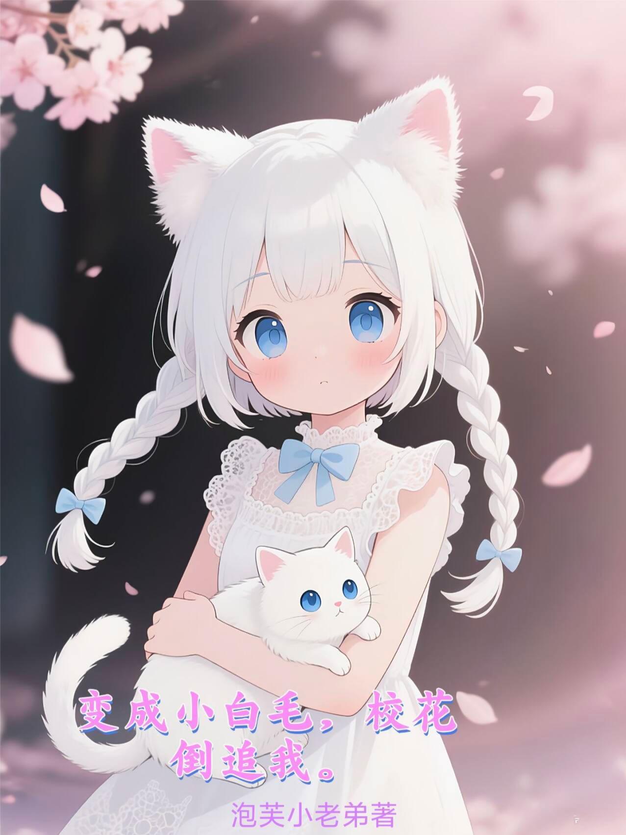 变成白毛妹子小辰小月